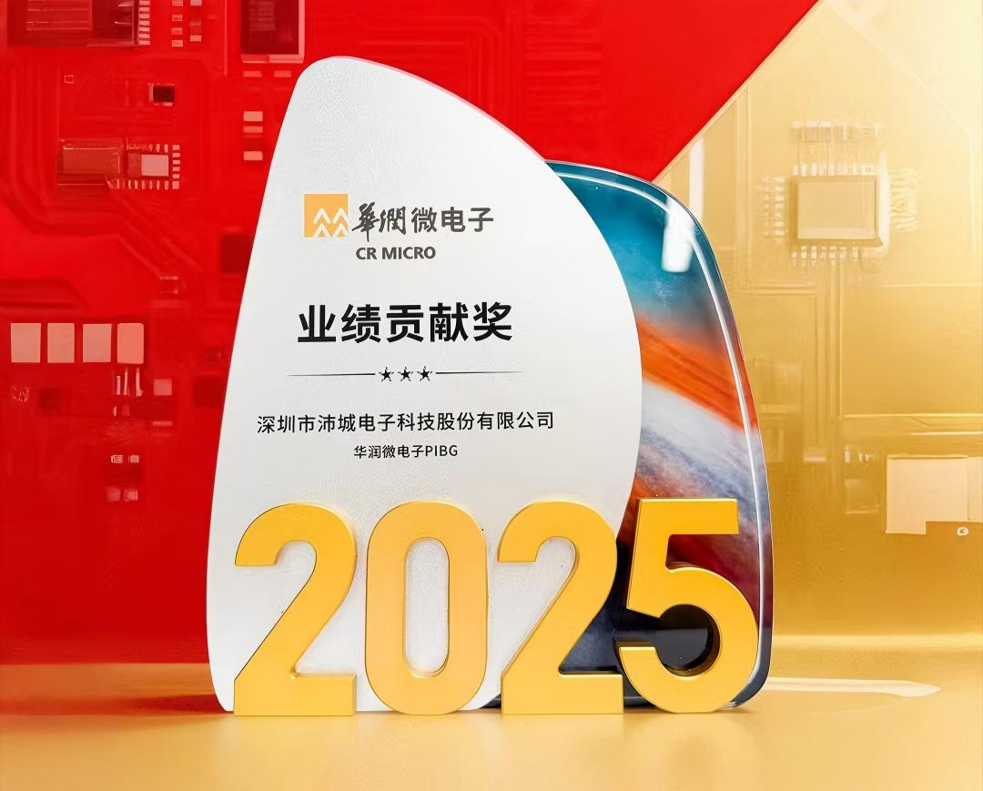 喜讯|沛城科技荣获华润微电子2025年度“业绩贡献奖”